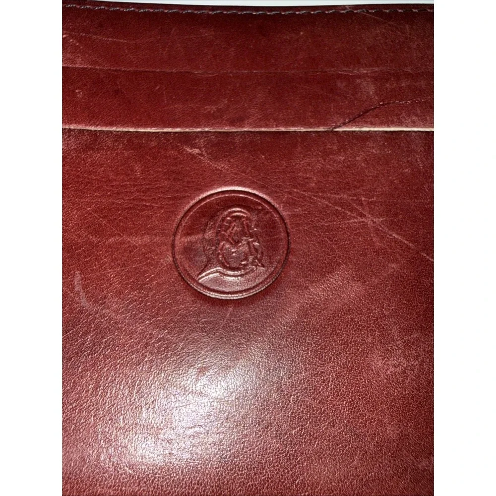 Carlo Amboldi Calfskin Leather Brown‎ Wallet 6x3.5